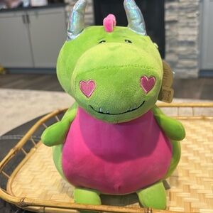 Animal Adventures Squishy Heart Plush Dragon